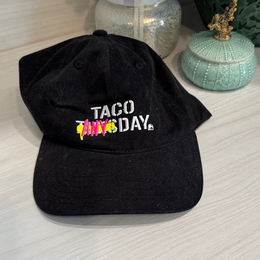 Official Taco Bell Black Taco Any Day Kids Cap